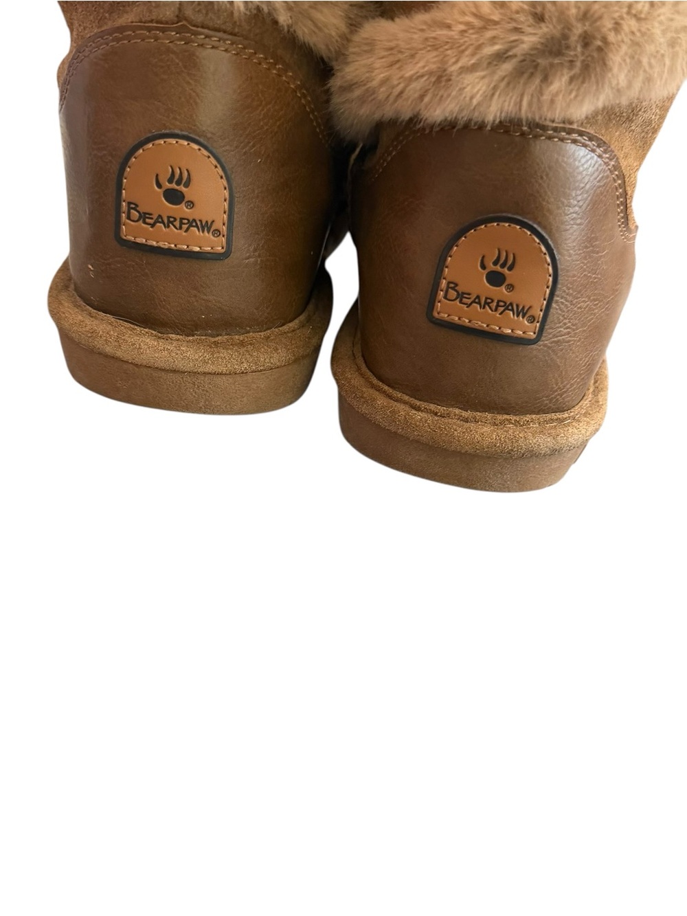 BearPaw Women's Kendall Winter Tall Pull-On Boots Plush Lined Boot in Light Tan - Picture 3 of 13